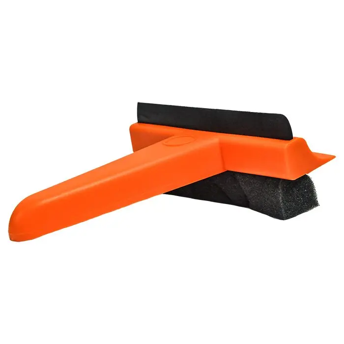 3 in 1 Ice Squeegee Ice Scraper (colour may vary) for cars and windows, Rubber Blade 1