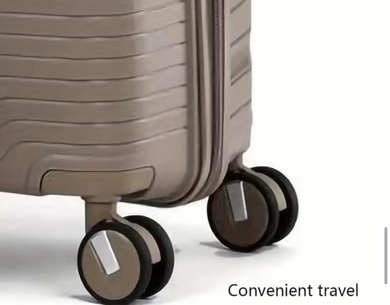 Product Introduction of Set of 4 Travel Suitcase Set: 13", 20", 24", 28" PP Luggage with TSA Locks and 360° Swivel Wheels 1