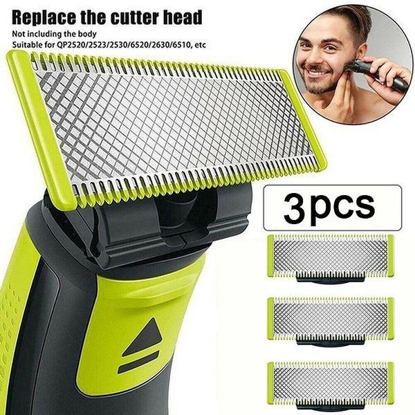 3Pcs Philips Replacement Men Shaver Razor Heads OneBlade Razor  – QP2520/QP2523/QP2530 Comfort 3
