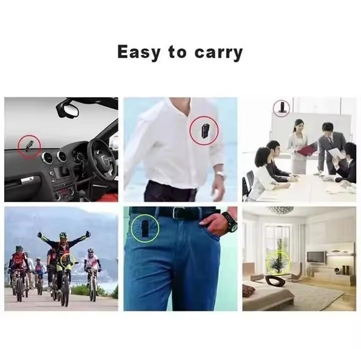Product Introduction of Portable Mini HD DV Camera for Nanny and Sports, Small Body Camcorder with Video Record and Webcam Device Recording Security 16