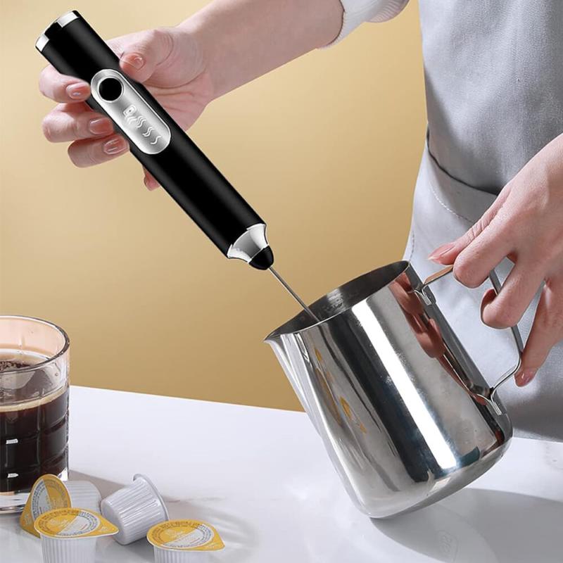 Product Introduction of ⭐[Delivery In 2-3 Days]⭐Rechargeable Electric Milk Coffee Frother Whisk Egg Beater Handheld Frappe Mixer 17