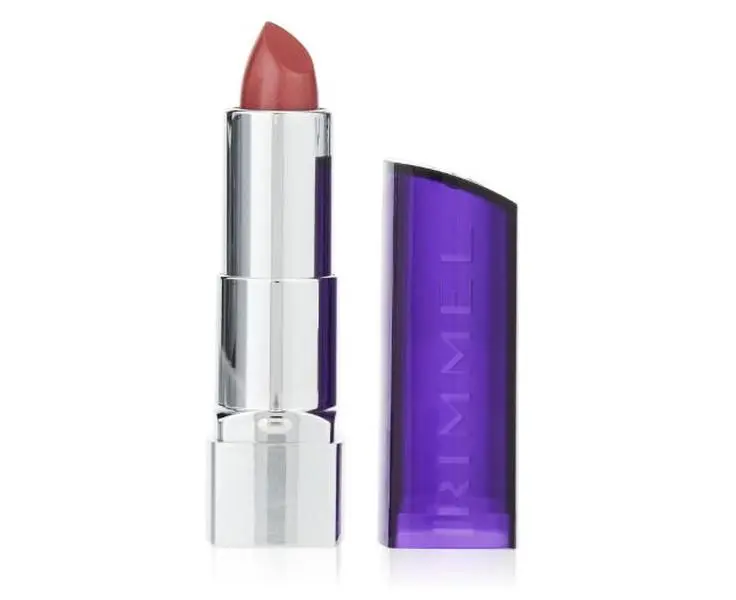 Rimmel London Moisture Renew Lipstick in Heather Shimmer - Hydrating and Vibrant Color, 220 Shade, 4 g - Gloss