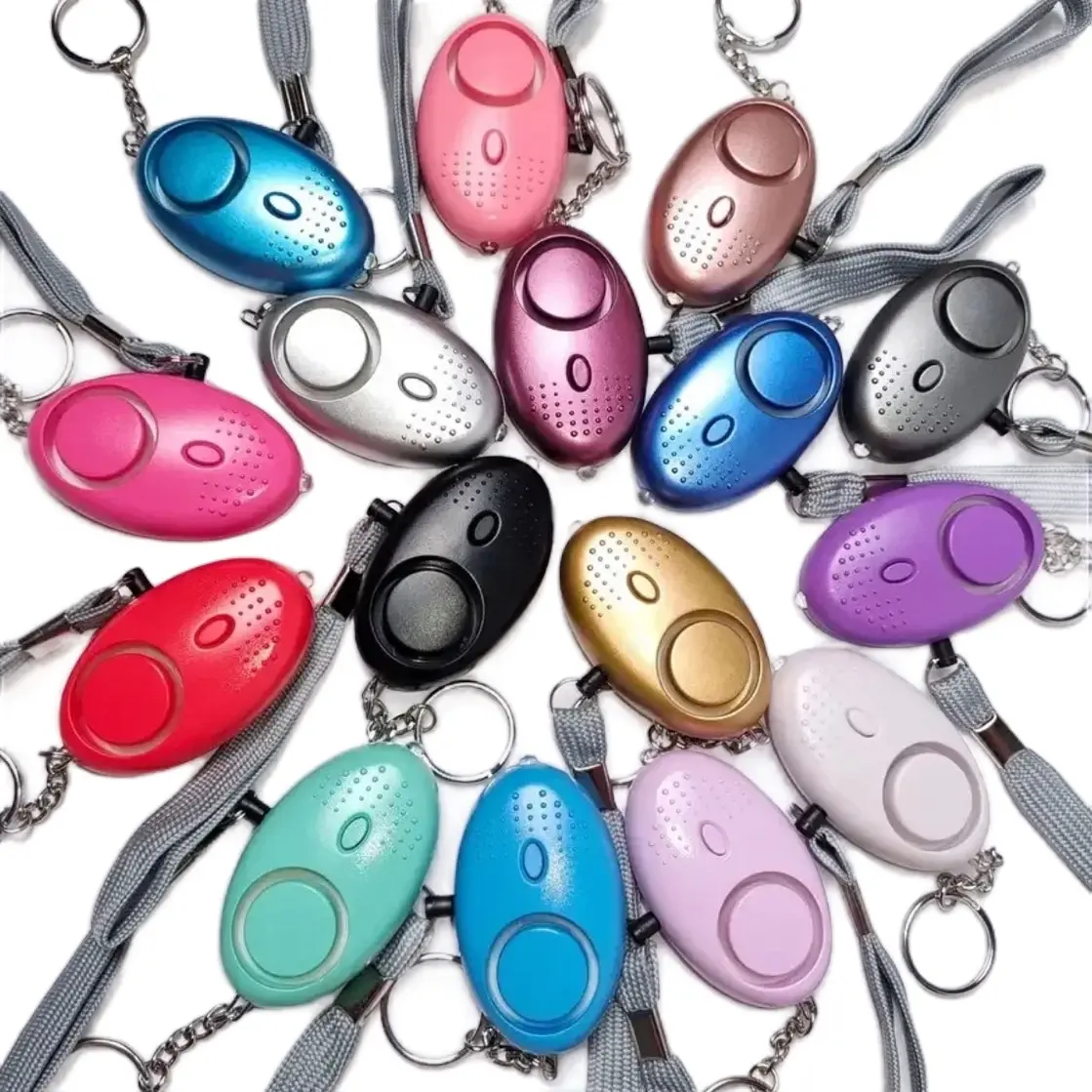 Safety Keychain with Safety Alarm and Flashlight - Personal Safety and Emergency Tool