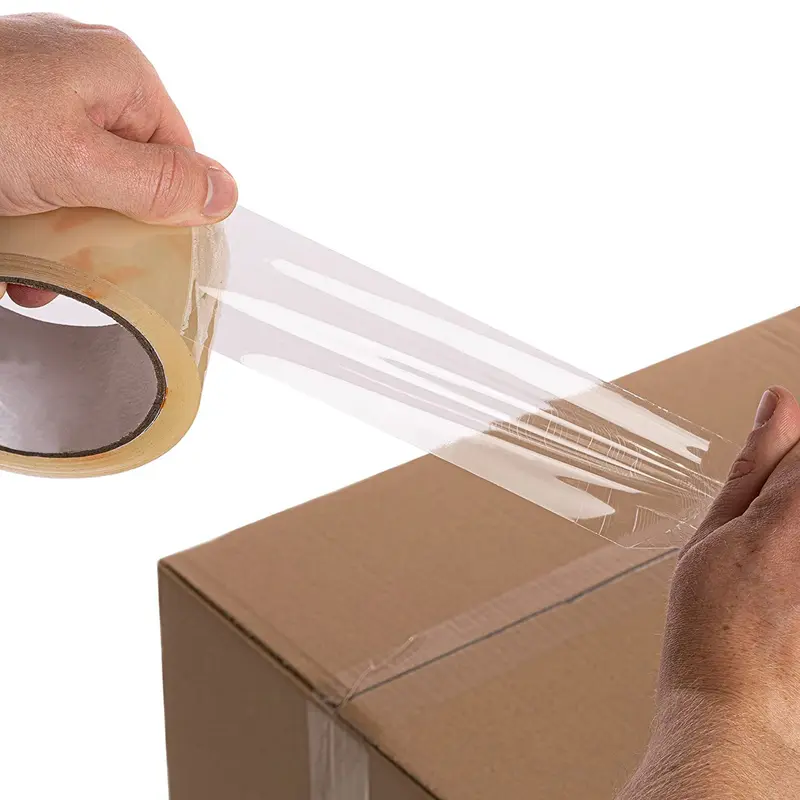 Packaging Tape, Heavy-Duty Parcel Tape for Packing, All Purpose Strong Adhesive Tape, Secure Sticky Seal for Boxes, FSC Certified Shipping Tape,48MM x 66M 6