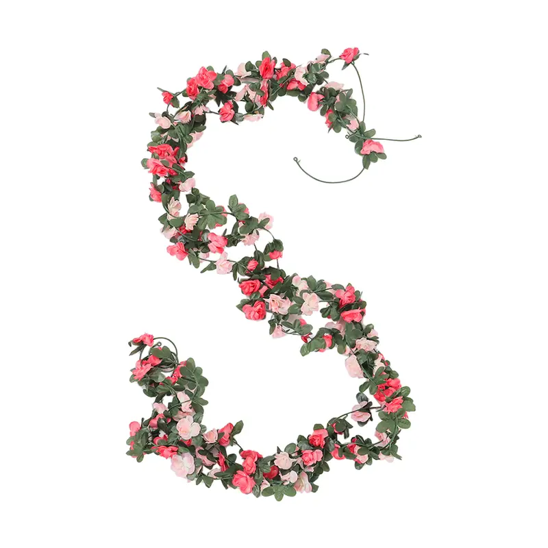 Lifeideas 4 Pack Artificial Flower Garlands - Lightweight and Eco-Friendly for Indoor/Outdoor Decorations 4