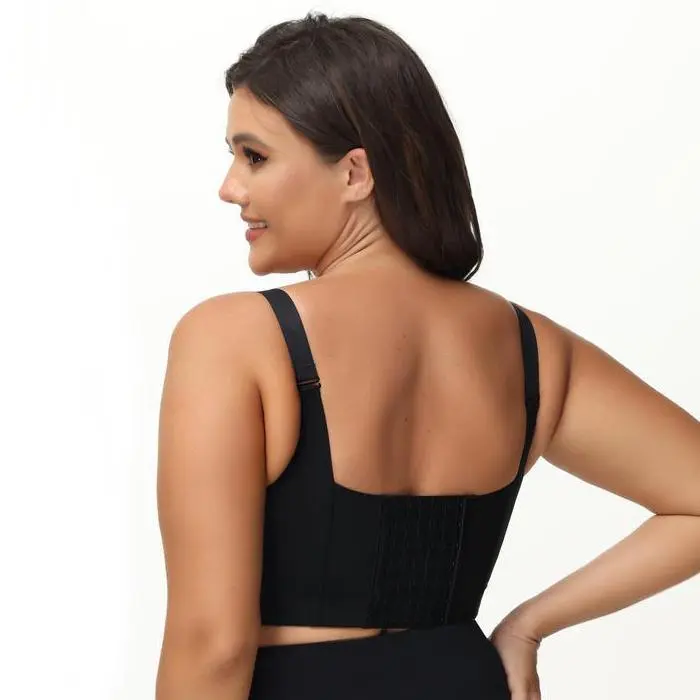 Back Smoothing Bra Push Up Bra Hide Back No Underwear Simple Full Coverage ComfortSeamless Bra Breathable Bra Womenswear Lady Minimalist 2
