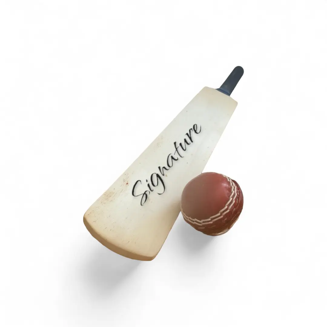 CRICKET-GIFTS - Mini Blank Cricket Bat | Ideal for Player Signatures | Small   Durable 40cm | Unvarnished   Unoiled | Collectible for Enthusiasts, One Size, Wood | Ball Not Included