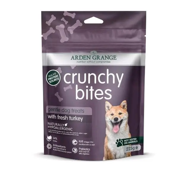 Arden Grange Crunchy Bites 225g Dog Treats