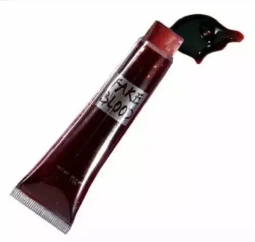 3 x RED VAMPIRE DRACULA HALLOWEEN FANCY DRESS GEL FAKE BLOOD ZOMBIE SCARY PARTY TUBE 1