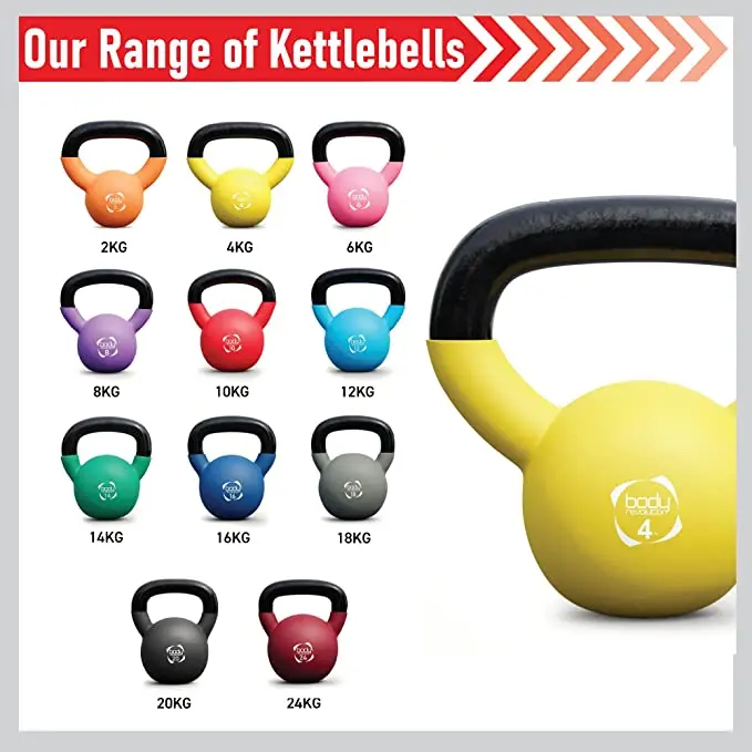Body Revolution Neoprene Kettlebells 2 kg - 24 kg 2