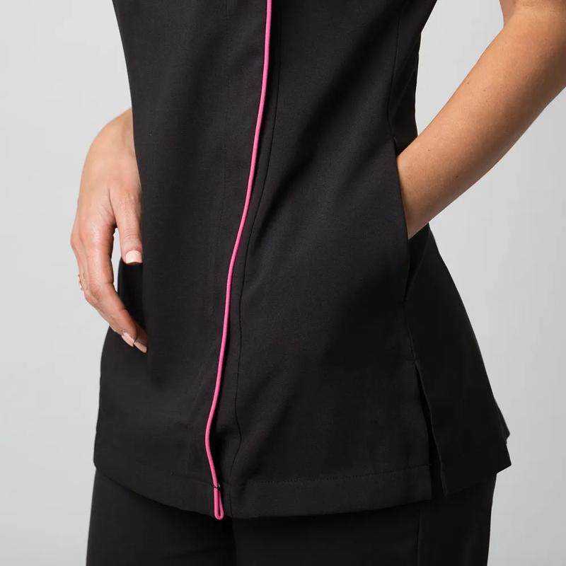 Women's Multicolor Healthcare Beautician Spa Tunic - Office Uniform for Massage Therapist, Hairdressing, Nail Work and Beauty Shop Clothing Workwear 7