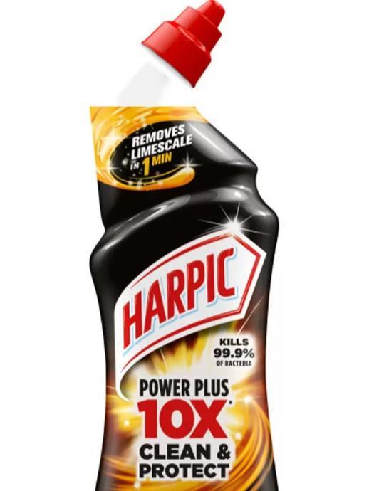 Harpic Power Plus Toilet Cleaner, 6 x 750ml - Kills Germs and Removes Limescale 1