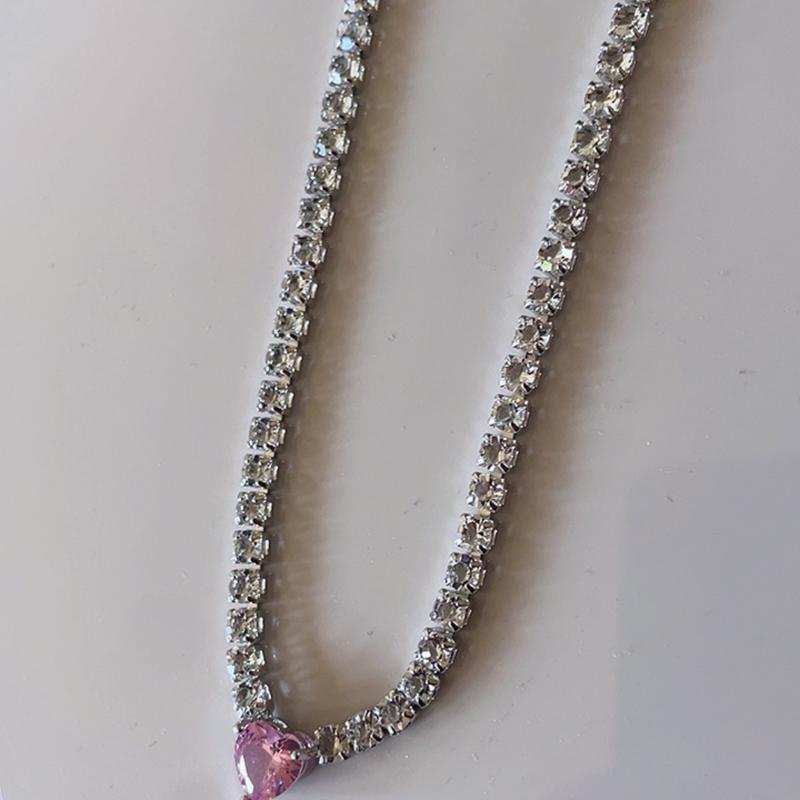Crystal Hearts Necklace 1