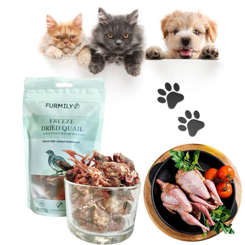 Furmily Freeze-Dried Quail Pet Treat 30g 1