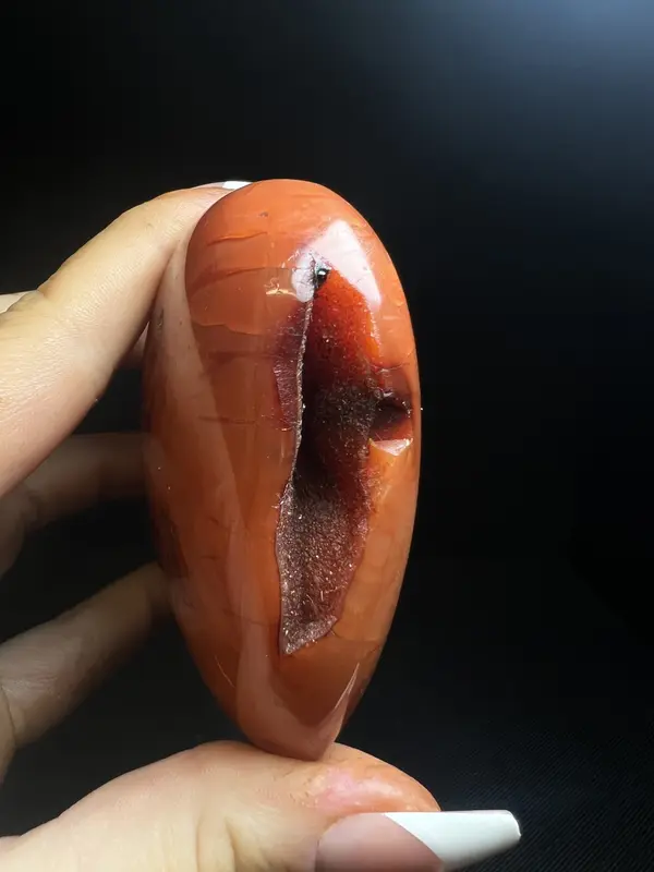 Polished High Quality Carnelian Heart From Madagascar- Gift, Crystal Healing 3