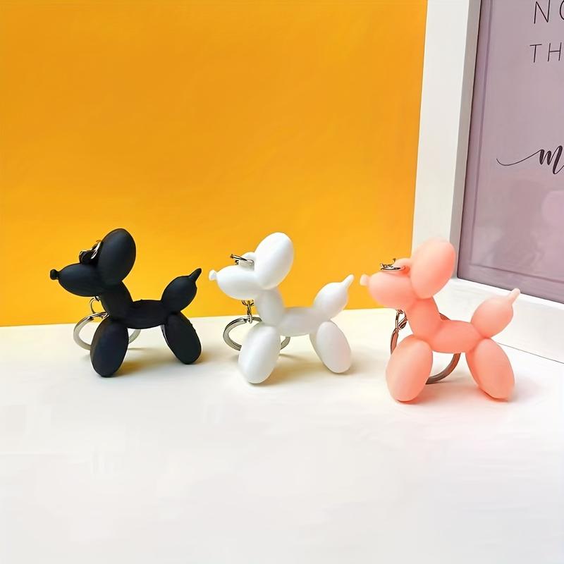 1pc, Creative Soft Rubber Bubble Dog Keychain (4.45"×2.36"), Cute Dog Charm, Bag Charm, Muti-color Dog Keychain, Keyring Packs, Holiday Gifts, Birthday Gifts, Room Decor, Party Favors 1