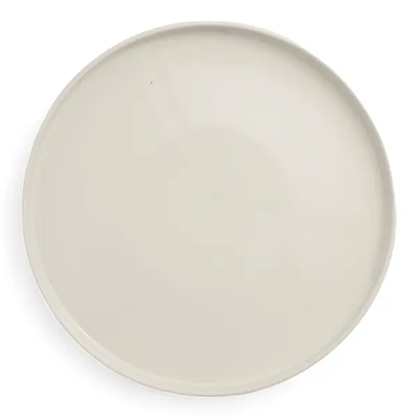 Elegant White 26cm Ceramic Serving Plate & Platter - Matte Series 0