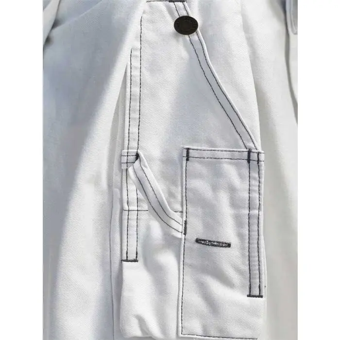 Carhartt Cargo White Plain Cotton Scottish Traditional Utility Kilt For Sale 3
