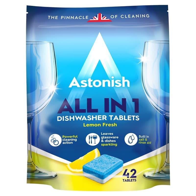 Astonish 42pk All-in-One Dishwasher Tablets 4