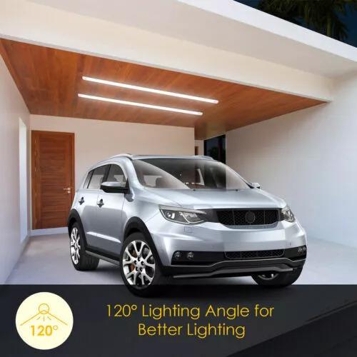 4FT LED Strip Lights Batten Tube Light Office Shop Garage Ceiling Lamp Daylights 1