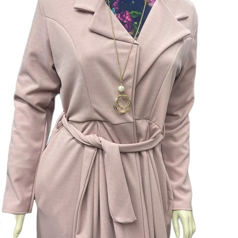 Long all4 season cardigan with belt and pockets With flair bottom uk (8–20) size 3