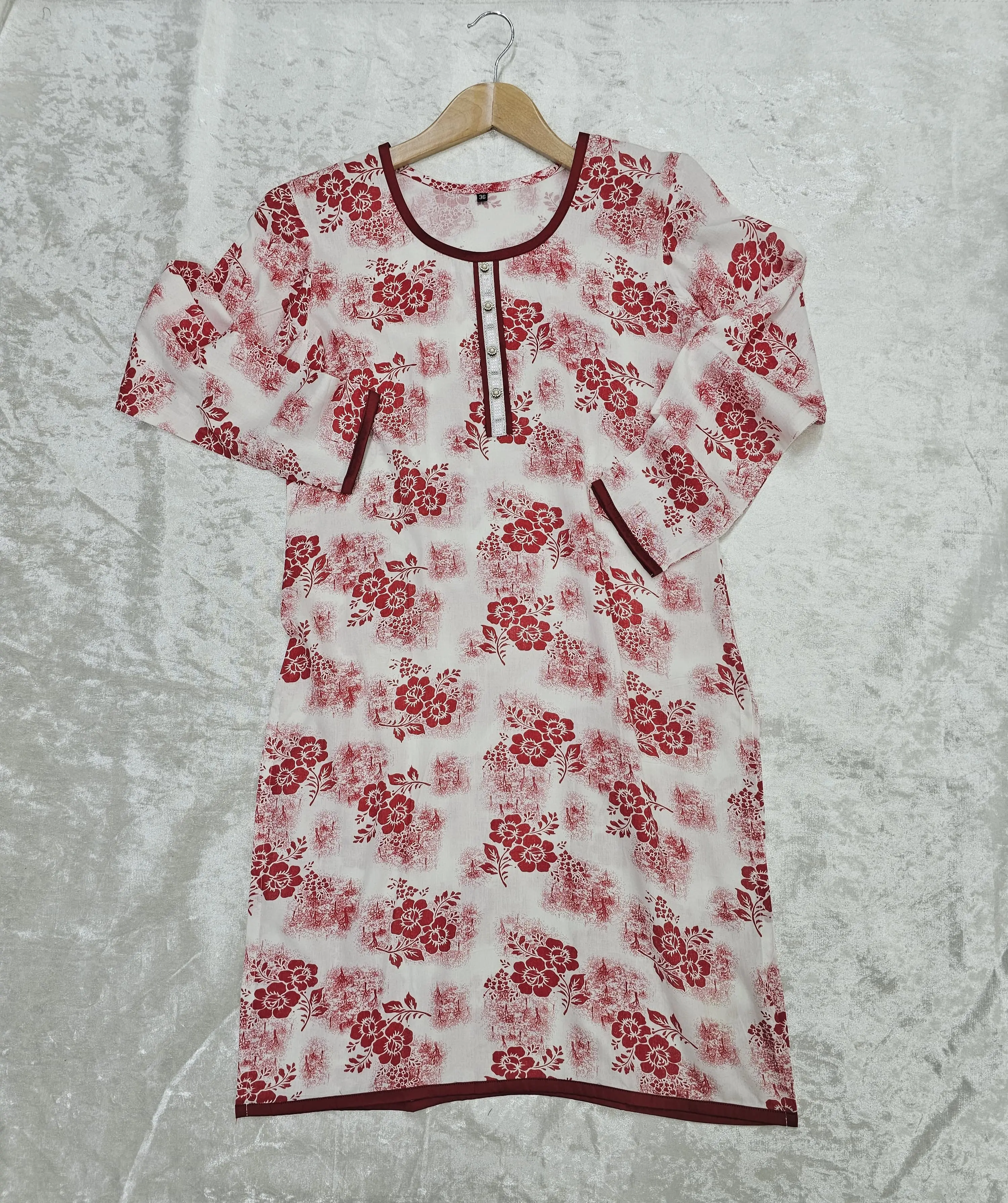 Ladies Linen Fabric Printed Kurta Casual Wear. 5 Designs