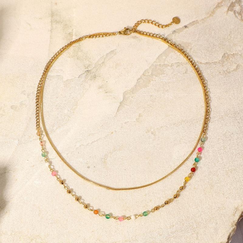 Multi-Layered Beaded Necklace 3