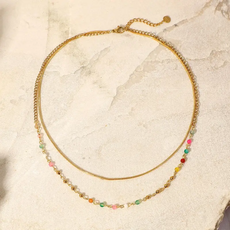 Multi-Layered Beaded Necklace 3