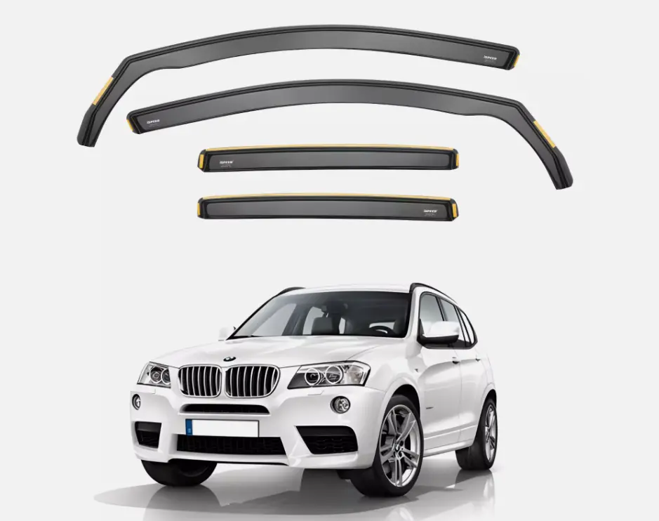 ISPEED Wind Deflectors for BMW X3 F25 2010-2017 5-Door SUV 4pc Set Accessories-Accessories
