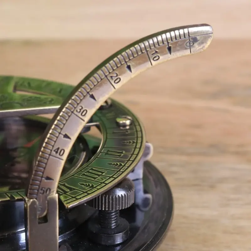 Gilbert and Sons Antique Brass Sundial Compass 3