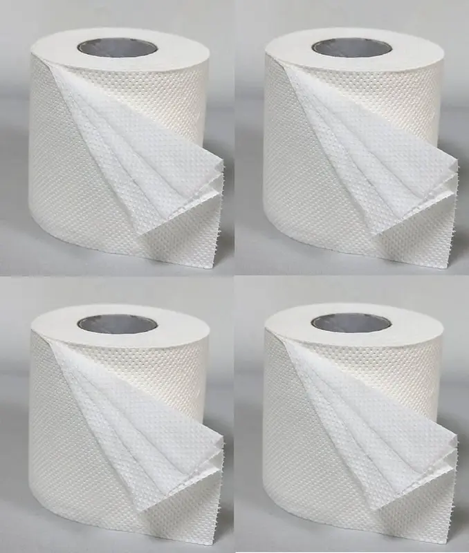 Velvet Classic Quilted Toilet Tissue 24 Rolls - Luxuriously Soft, Strong and Absorbent Toilet Roll - Jumbo Bulk Pack 24 Rolls - 3-ply - White Wipes 2