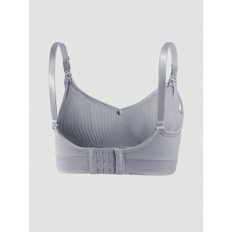 3pcs/Set Maternity Nursing Bras, Sexy Front-Snap Breastfeeding Brassiere, Comfortable Nursing Bra 7
