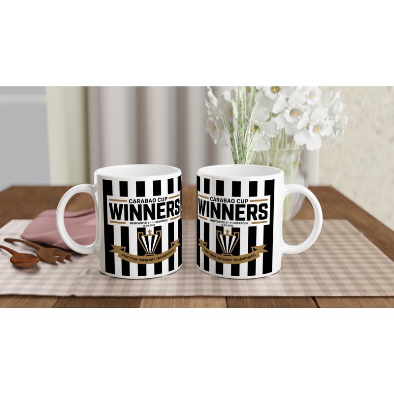 🚨 Newcastle United Cup Winners 2025 Mug – Limited Edition! 🏆⚫⚪ 5