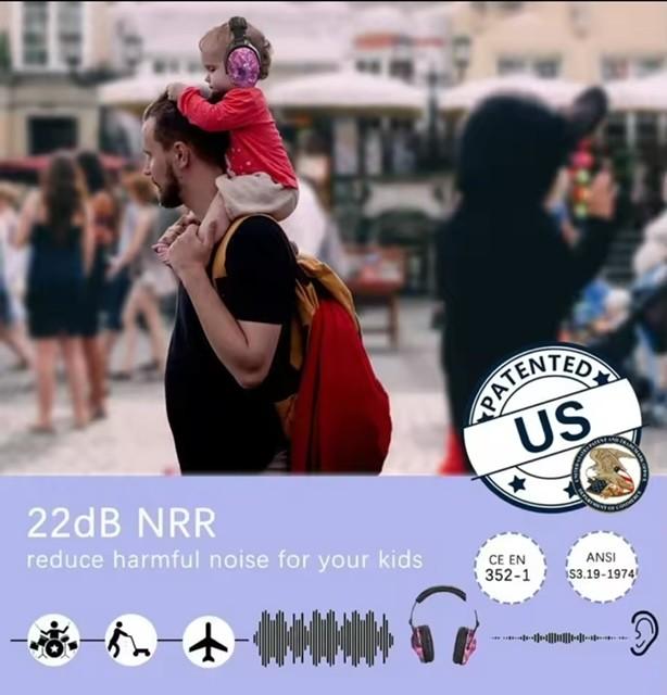 Ear Defenders for Kids - Noise cancelling ear protection with extra thick soft foam - Super comfortable - Starry Sky 6