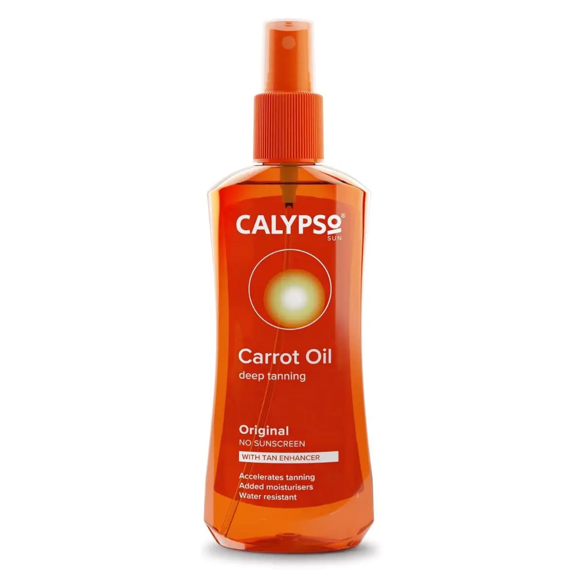 Calypso Original Carrot Oil | No SPF | Accelerates tanning | No Self tan | 200ml