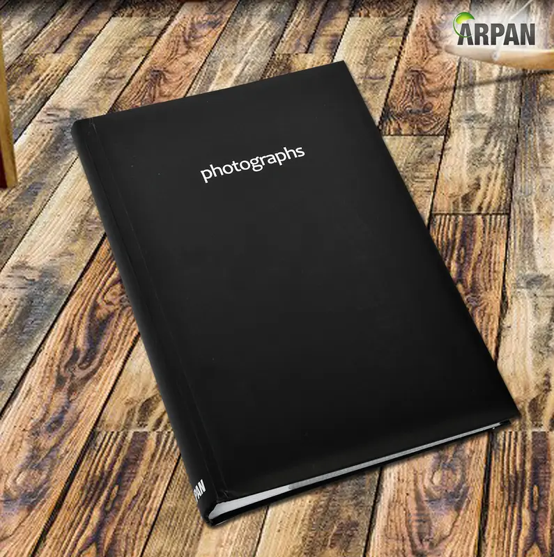 Arpan Large Memo Slip In Photo Album 300 6x4 Photos - Black/Blue/Pink/Purple 1