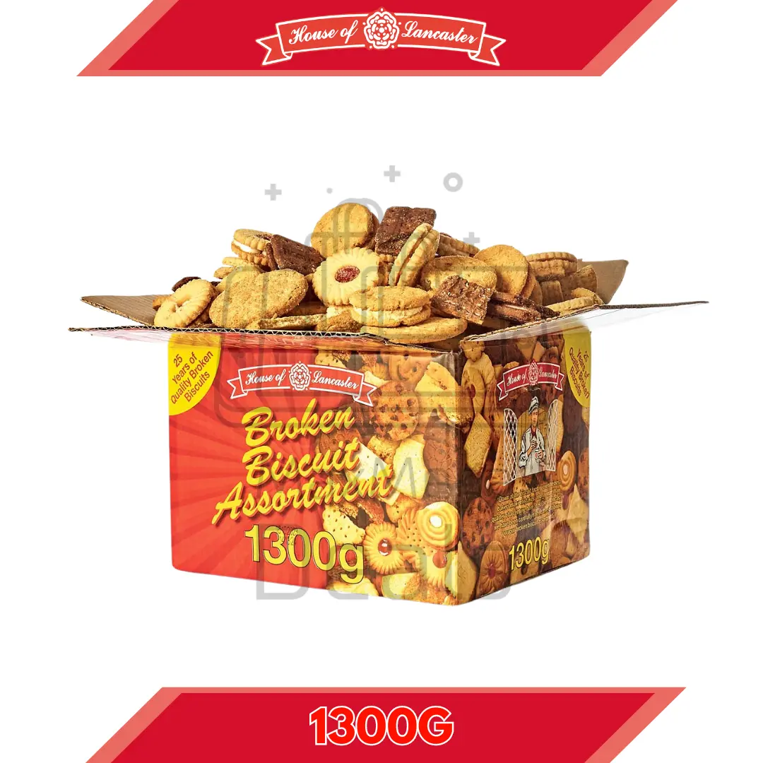 House Of Lancaster Broken Biscuits 1.3KG Box of Assorted Broken Biscuits