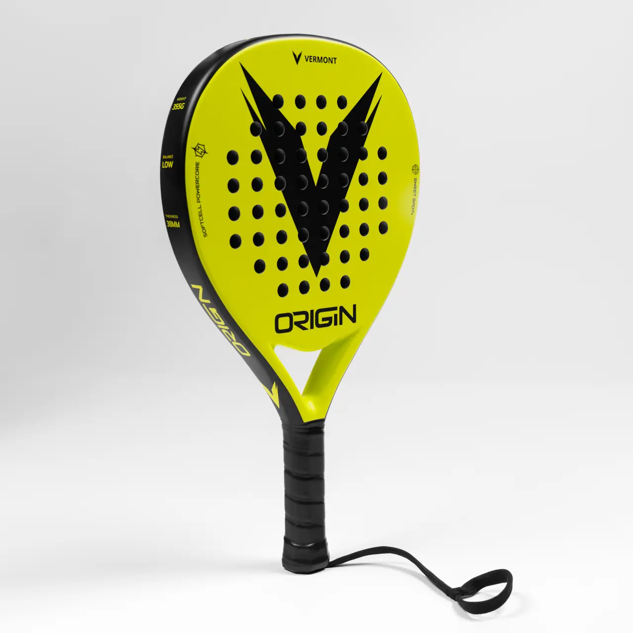 VERMONT Origin Padel Racket - Lightweight, Durable, & Precise Tennis Racket for All Ages - Perfect for Beginners