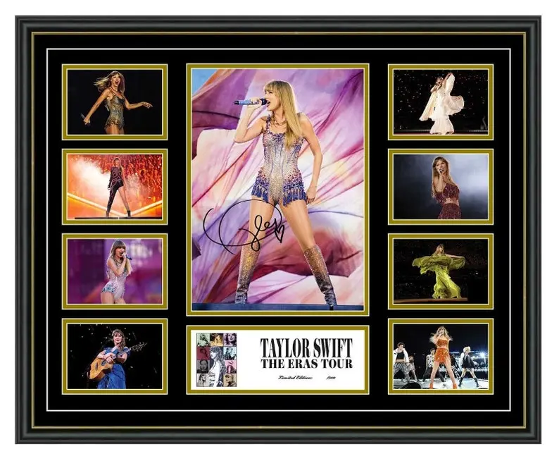 Taylor Swift The Eras Tour Signed Limited Edition Memorabilia Frame