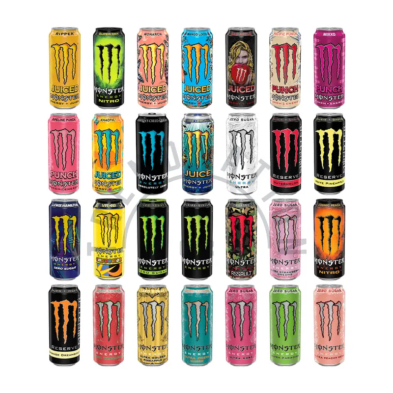 Energy Drink Monster, Lucozade, Red Bull, Boost, Relentless, Rubicon Raw, Rockstar & C4 | Sport Drinks Beverage | 12 Pack or 24 Pack (250ml or 500ml) 3