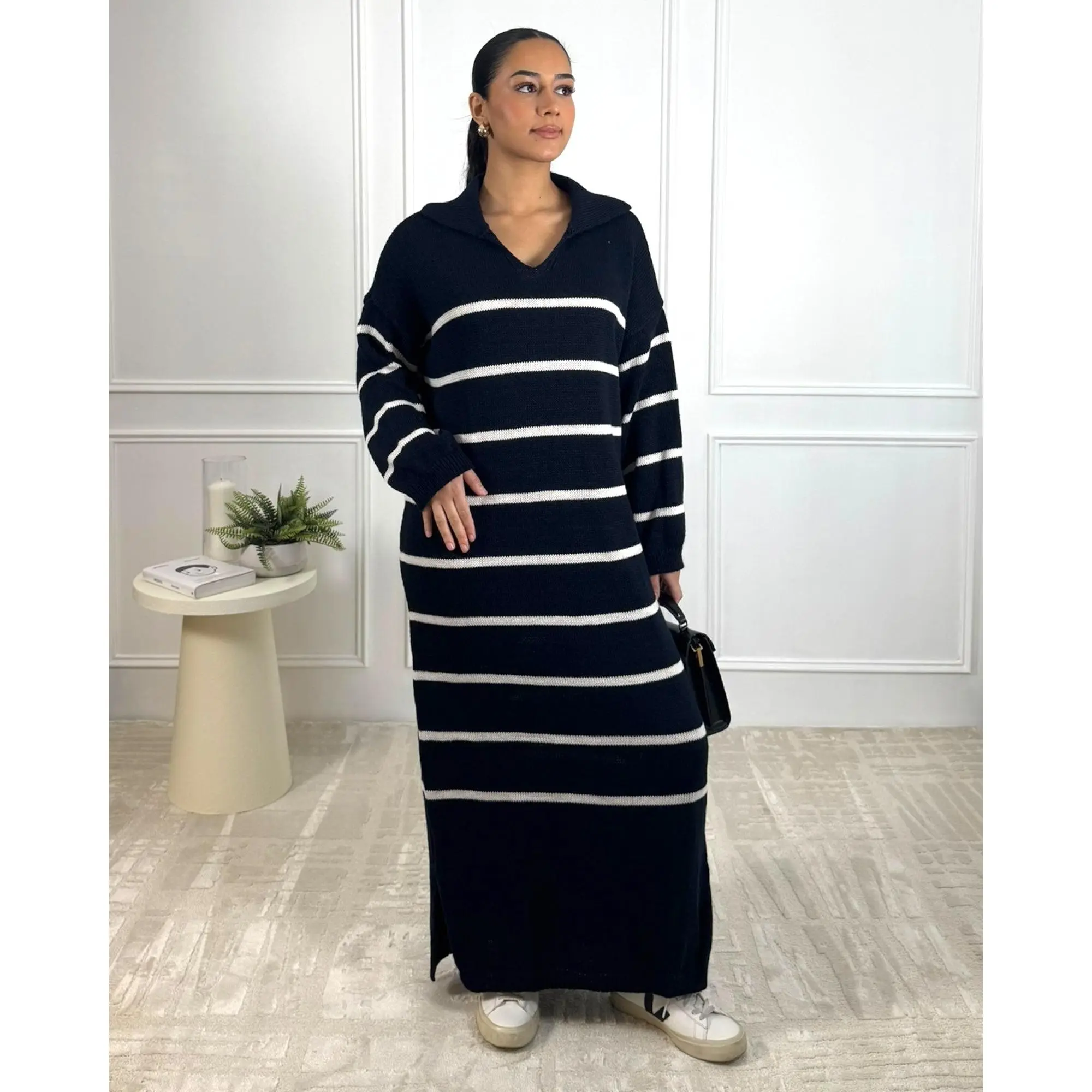 The Navy Winter Grove Dress