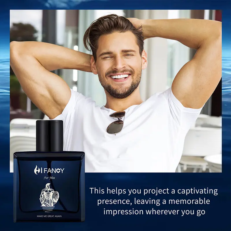 HI FANCY Cologne for Men, 50 ml/1.7 fl.oz Mens, Hypnosis Pheromone  for Men, Men's Lasting Romantic Charm Perfume 8
