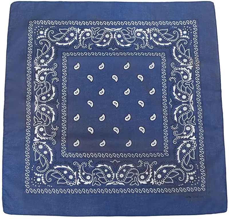 World of Shawls Cotton Paisley Bandanas Headband Scarf Print, Fashion Hair Accessory, Sports, Multifunctional 6