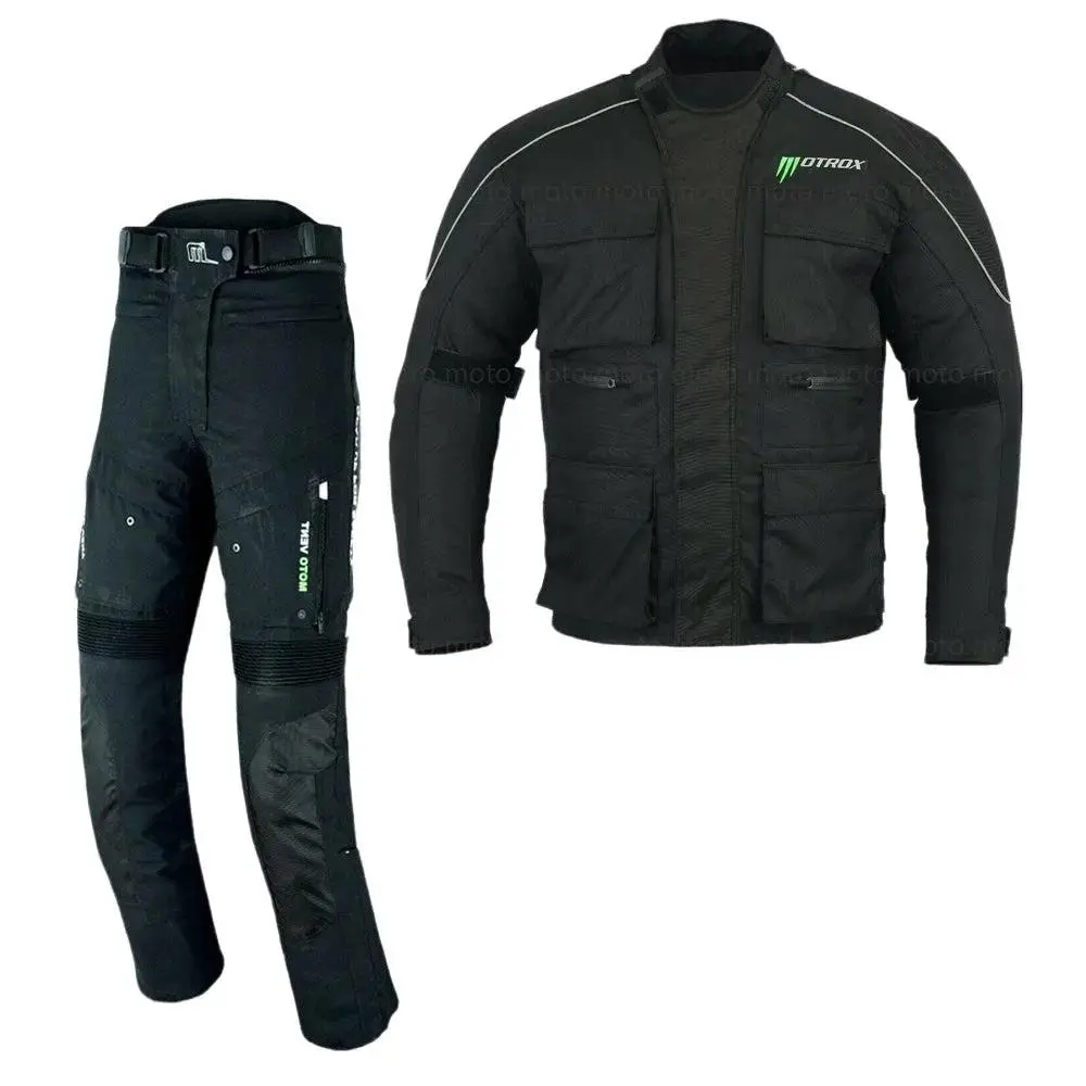 Mens Motorcycle Textile Jacket & Trouser Set complete cordura suit