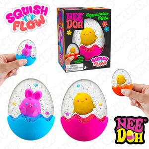 NeeDoh SQUEEZTER EGG Squishy Fidget Toy - For Stress, Anxiety, ADHD, Autism