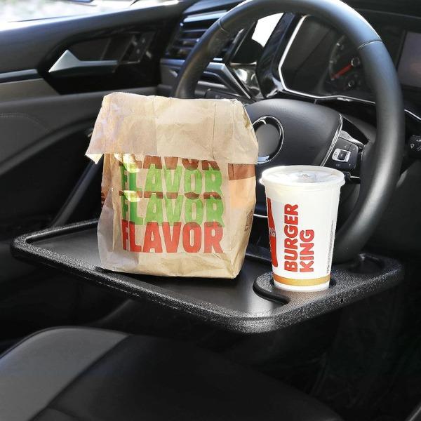 Product Introduction of Portable Steering Wheel Tray for Car - Lightweight and Durable - Ideal for Remote Workers and Commuters 6