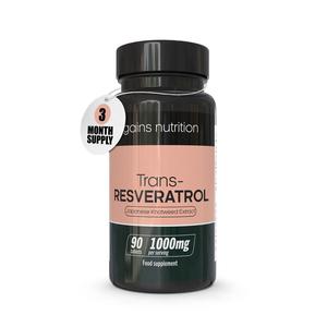 Trans Resveratrol Extract 1000mg Vegan Tablets - Japanese Knotweed - 90 or 180 Tablets
