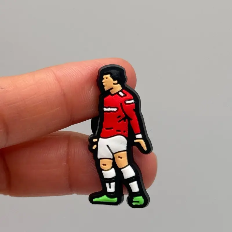 Football Shoe Charms for Croc shoe style -  Footwear- birthday gifts - cute and fun 4