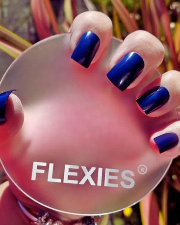 Flexies - Jetstream - Salon Quality Reusable Long Lasting press on nails