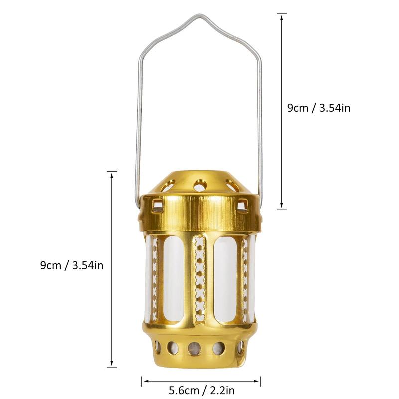 Product Introduction of Candle Lantern Mini Bright Aluminium Alloy Brass Night Fishing Hanging Candle Lamp Outdoor Camping Angling Candle Lamp 10